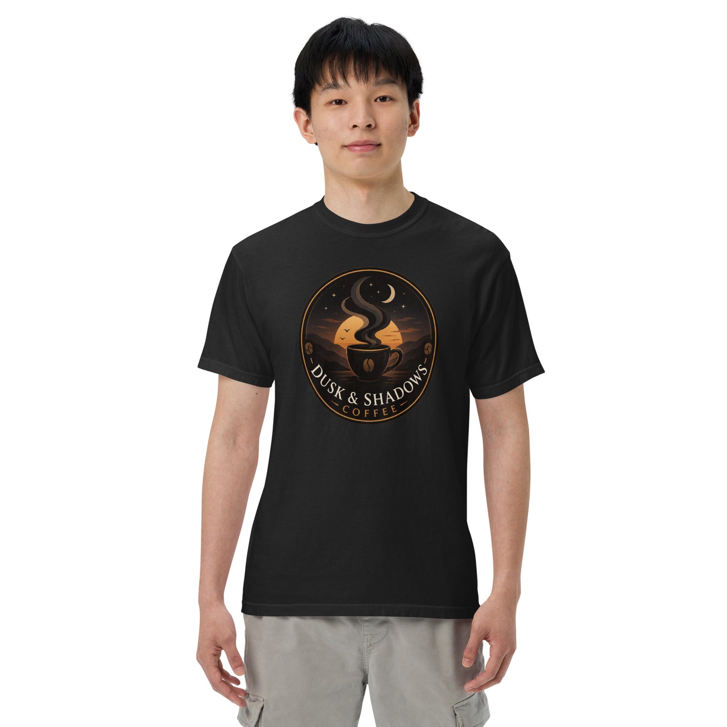 Unisex garment-dyed heavyweight t-shirt