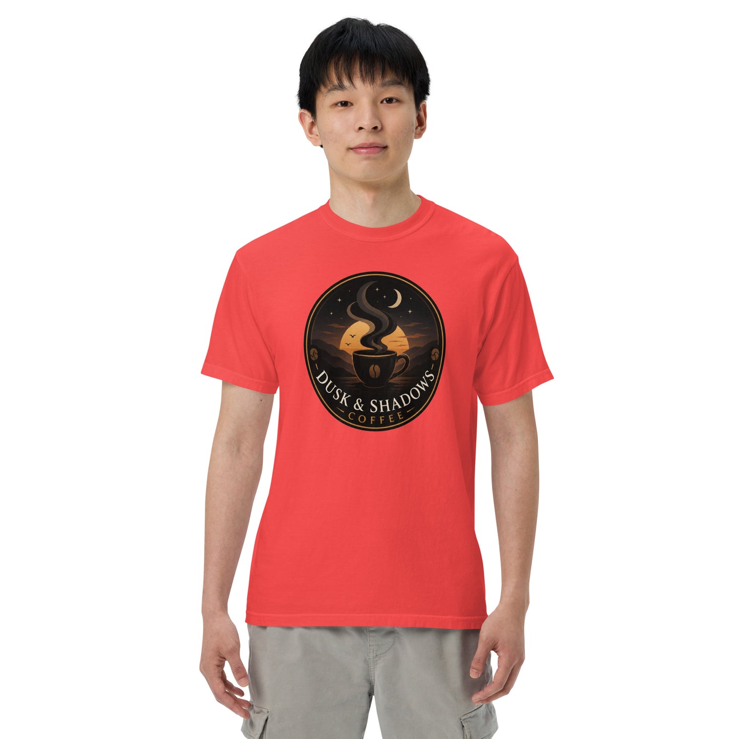 Unisex garment-dyed heavyweight t-shirt