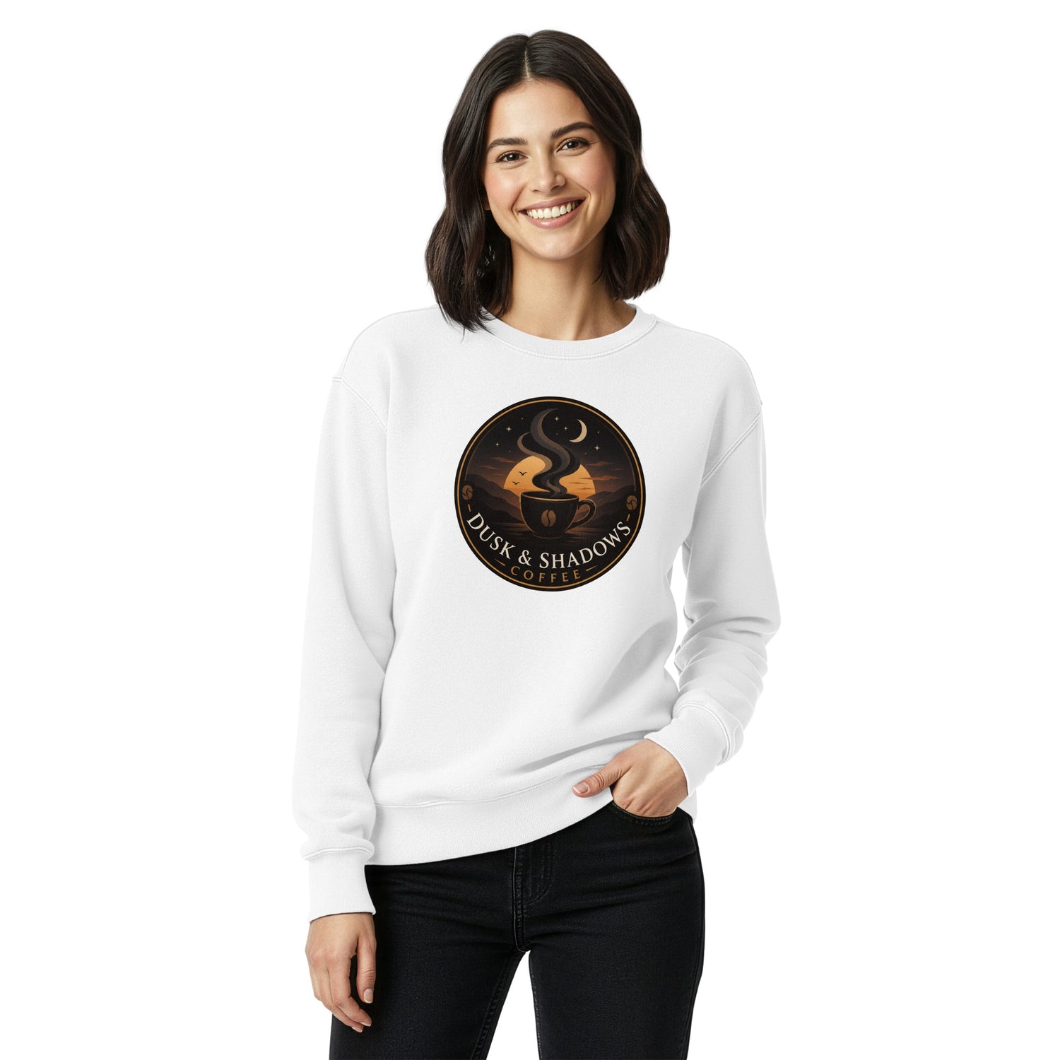 Unisex garment-dyed sweatshirt